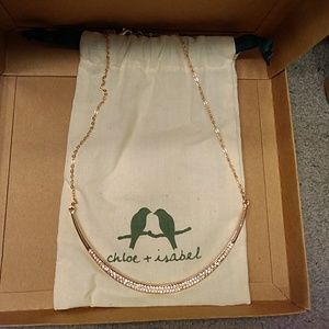 Chloe & Isabella Rose gold necklace